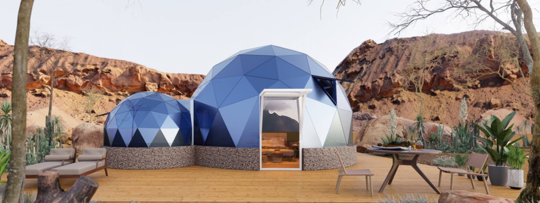 港闸区球形智能光伏玻璃星空房